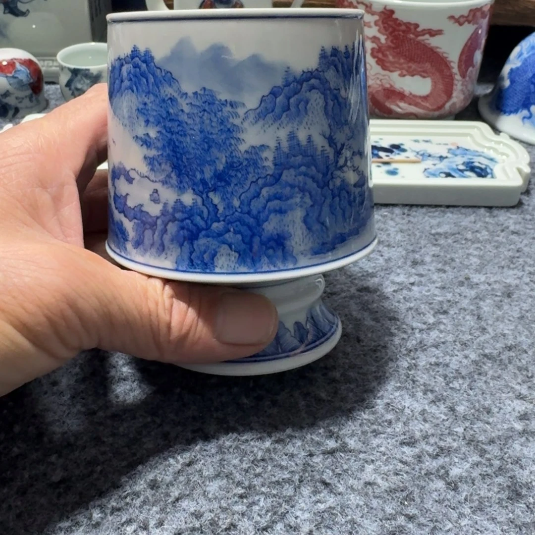 大***中现代景德镇陶瓷手绘茶具