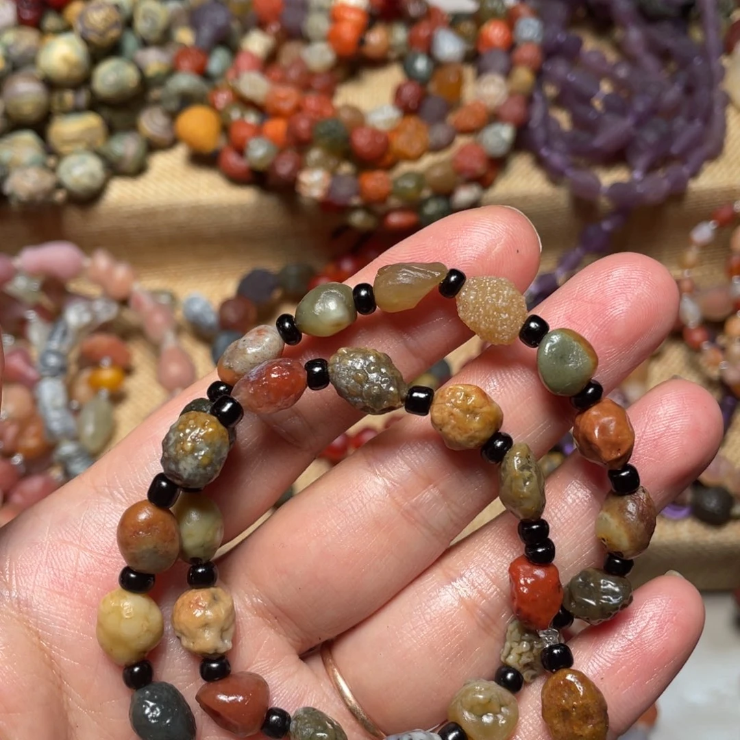 玛瑙/玉髓手链合金