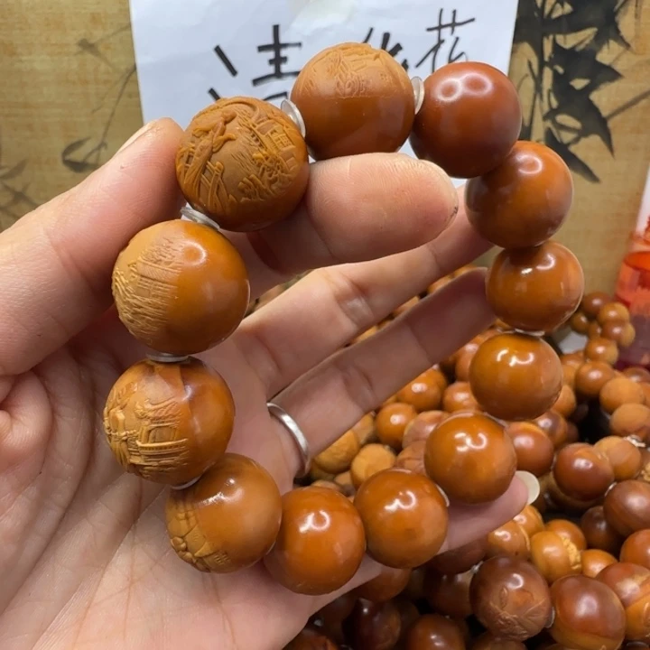 俗***.把件橄榄核橄榄核手串