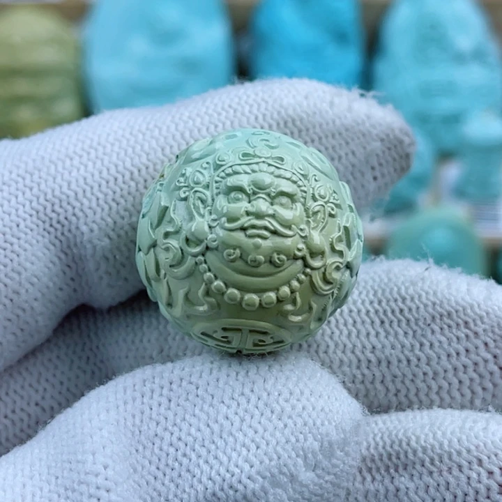 绿松石未镶嵌珠宝奇石22+mm