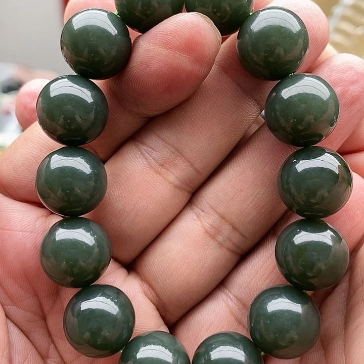 【闪购商品】未镶嵌手链和田玉16且末蓝228