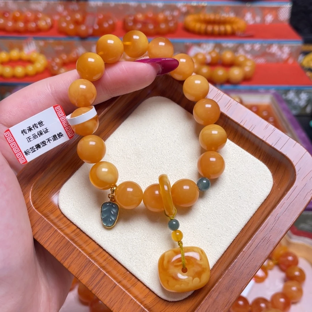 手链蜜蜡未镶嵌手串