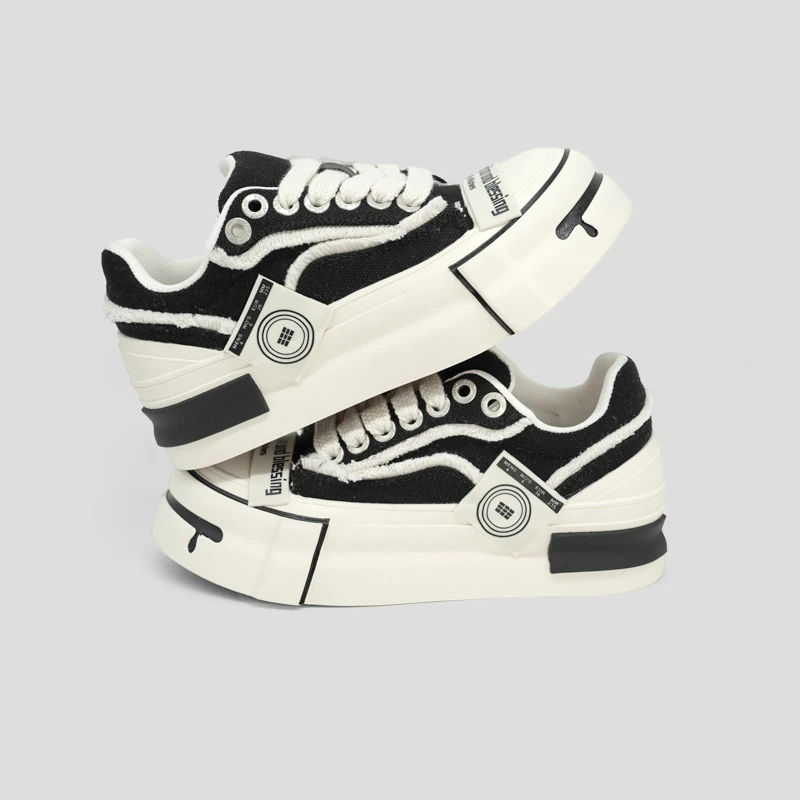 【小玖潮鞋】吴建豪同款乞丐鞋男女厚底增高休闲百搭帆布鞋65111