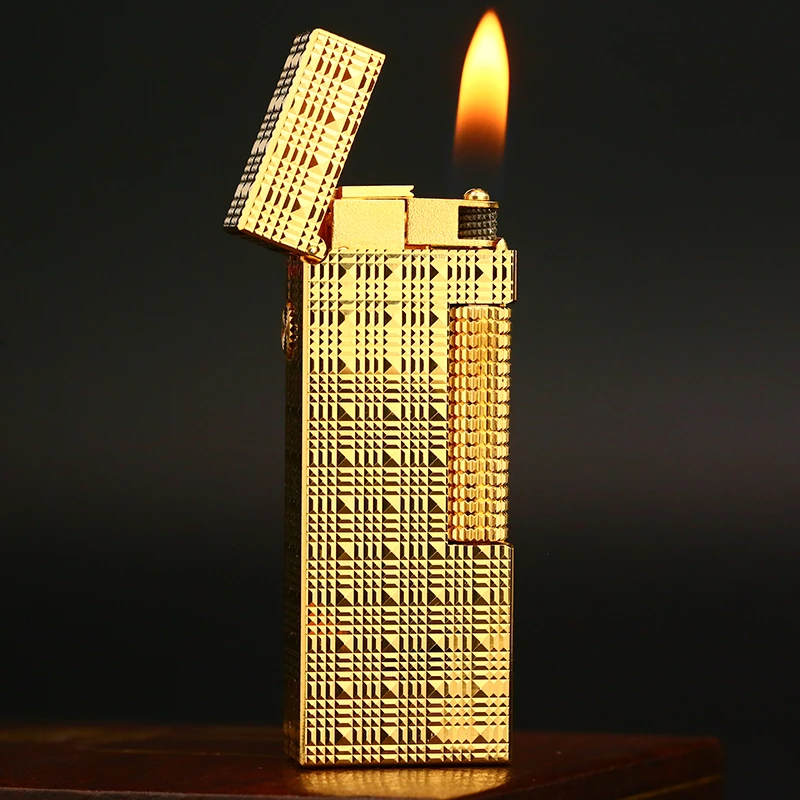 d家充气打火机镀金大巴黎钉常规款男士好物推荐窄版个性送礼收藏