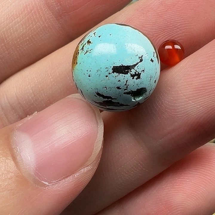 南红玛瑙未镶嵌配饰卡14.2