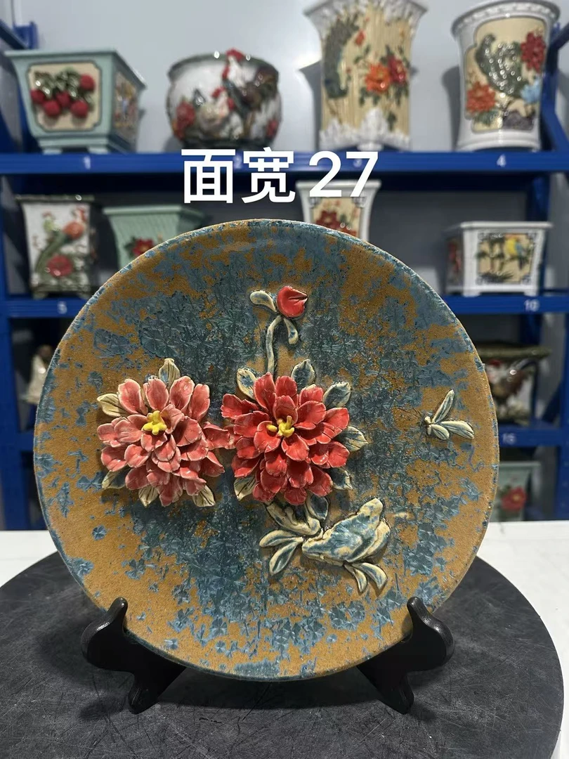 石湾上利亚百年老厂出品摆件