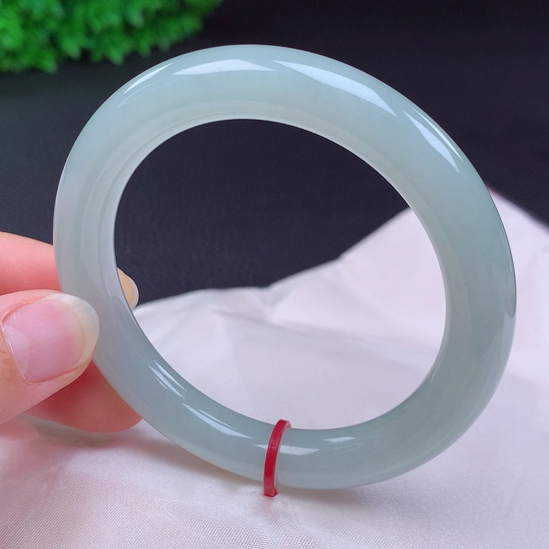 翡翠未镶嵌手镯56圈681009