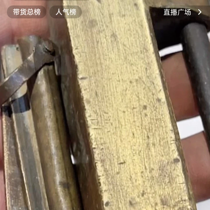 文玩开门成对铜器