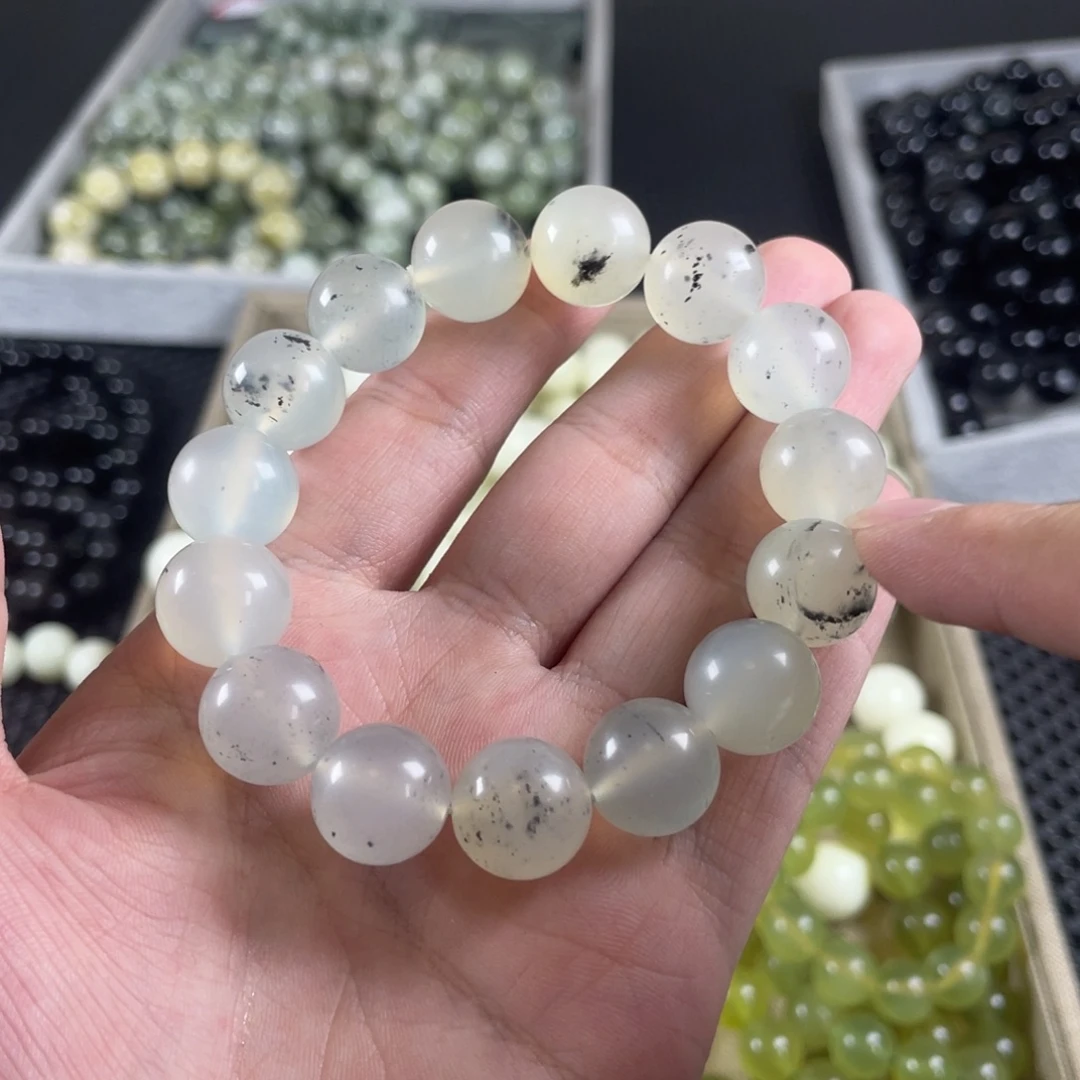 蛇纹石玉未镶嵌手链