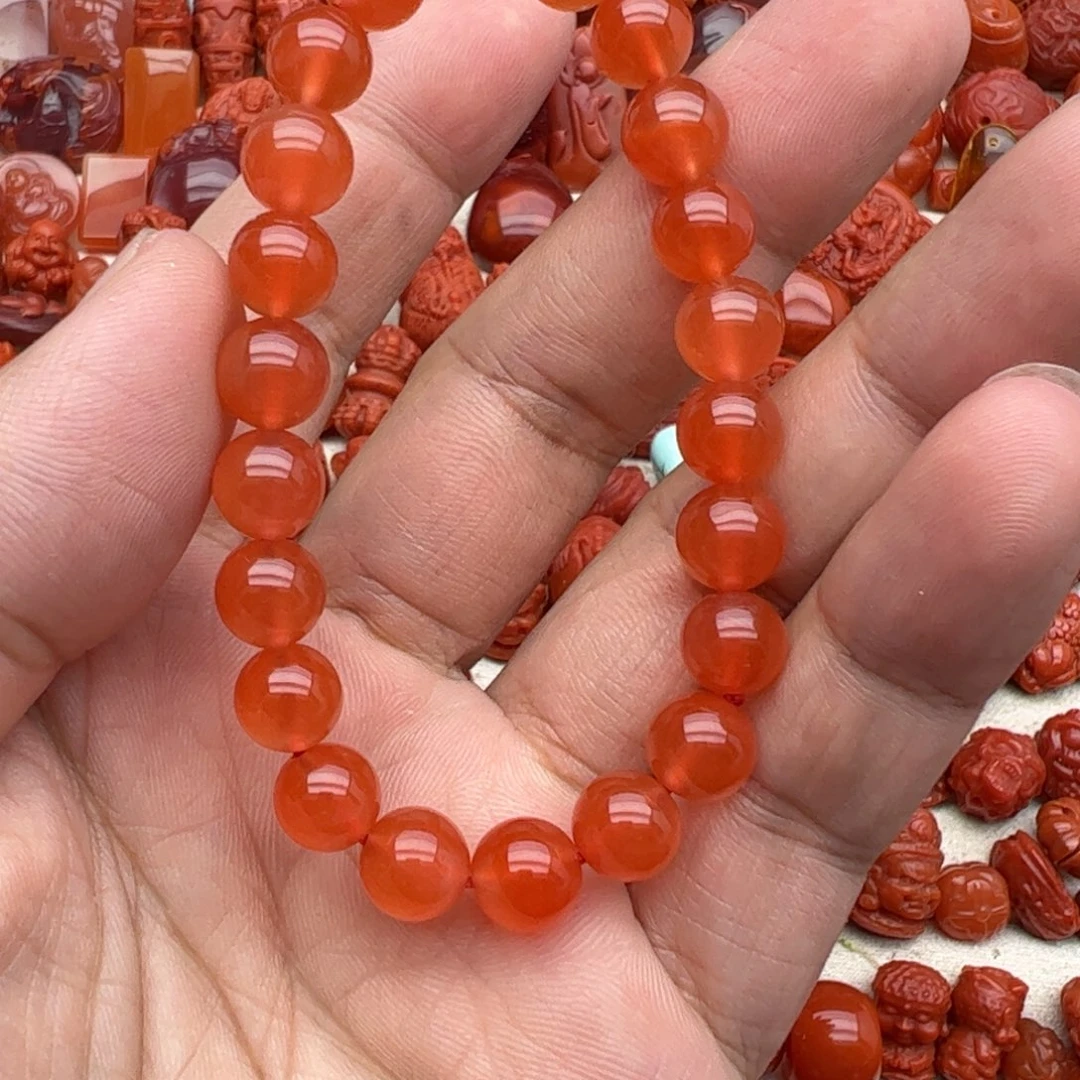 南红玛瑙未镶嵌配饰定制