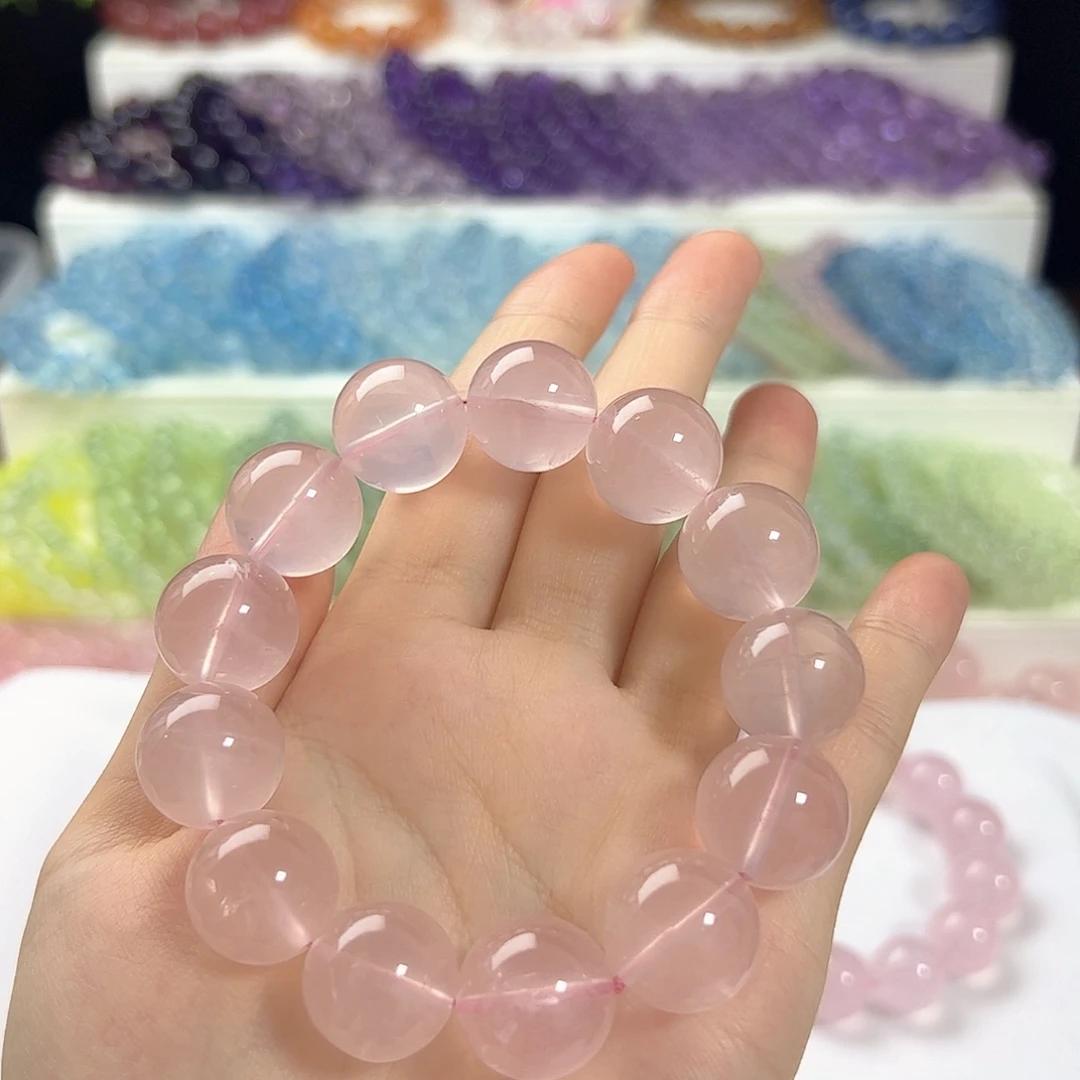 水晶手串未镶嵌L****?马粉16咪拍十次合一单 不带证