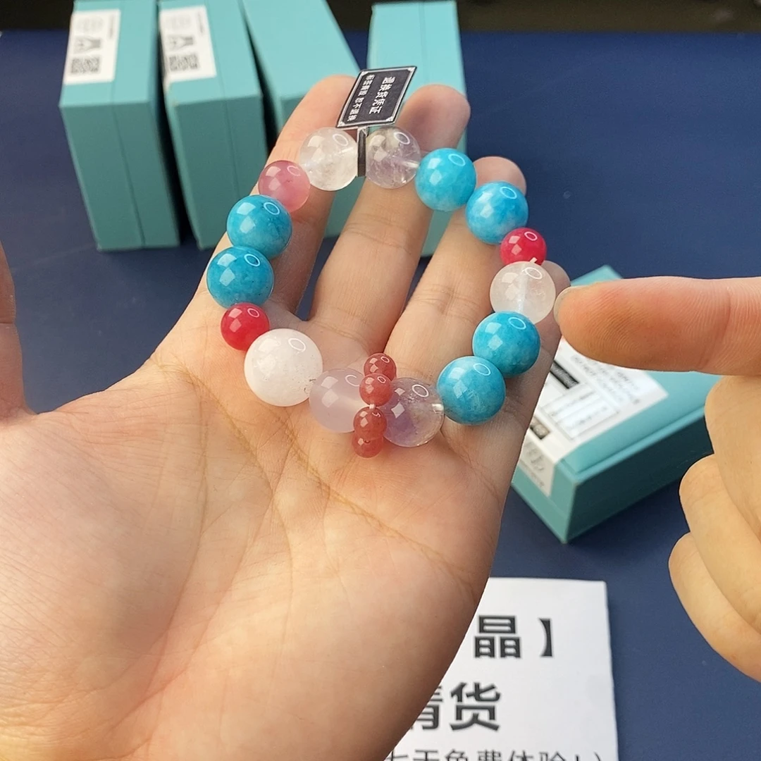 水晶银S925镶嵌手链