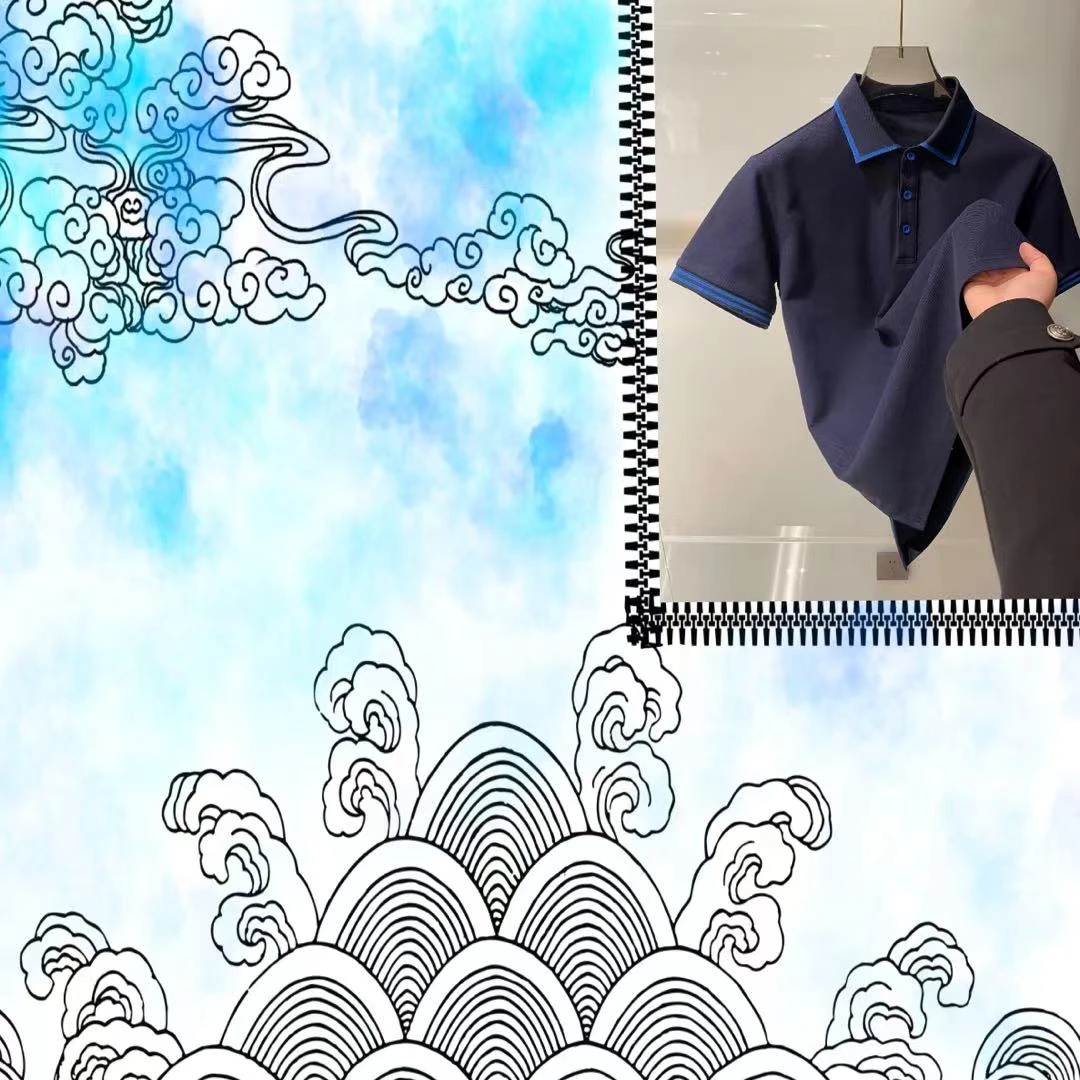 B7-XF-523款时尚百搭短袖POIO衫7.26