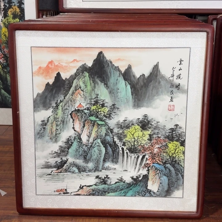 国画带框尺寸63*63厘米