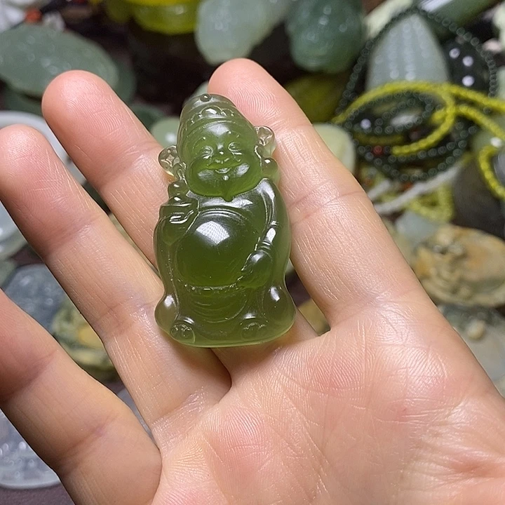 岫玉未镶嵌岫玉颈饰