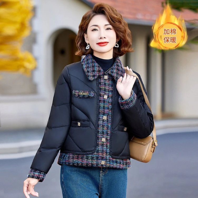 【撤柜样品】DJ830时尚休闲棉服气质冬季保暖洋气棉衣女