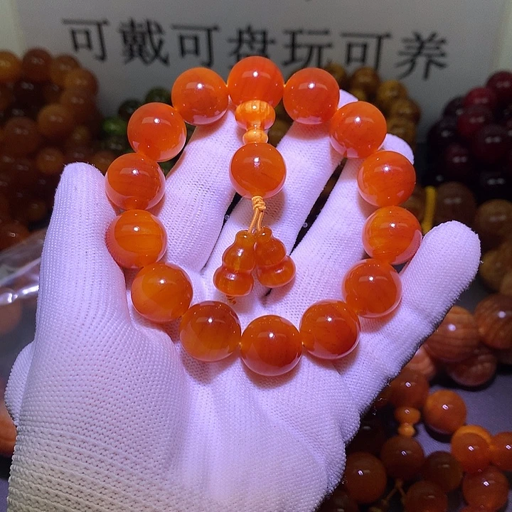 松木（琥珀木）手串/手链1.6 包浆高货