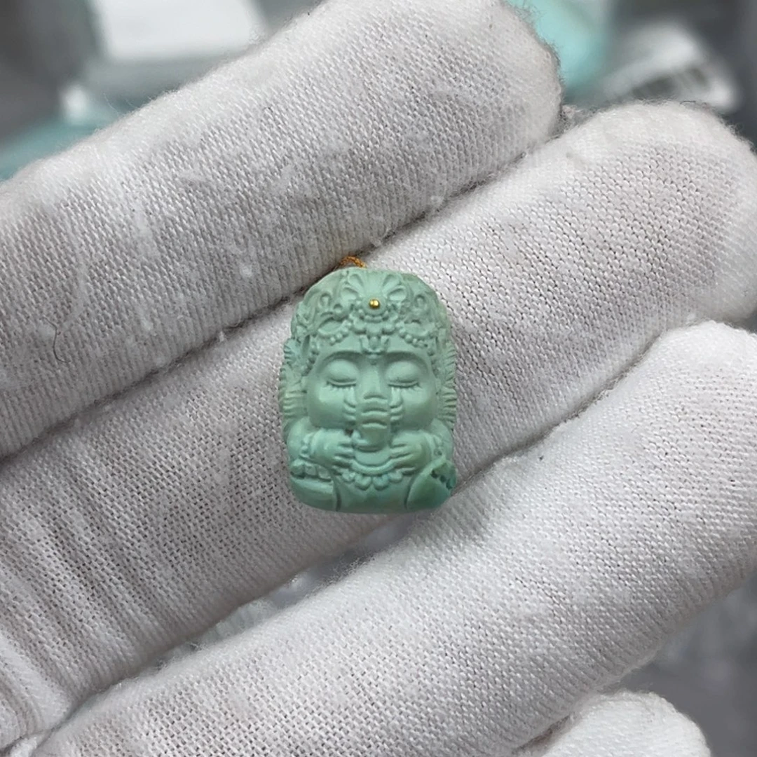 绿松石未镶嵌象神编号193