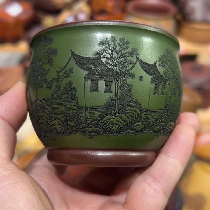 茶杯紫砂宜兴紫砂主人杯