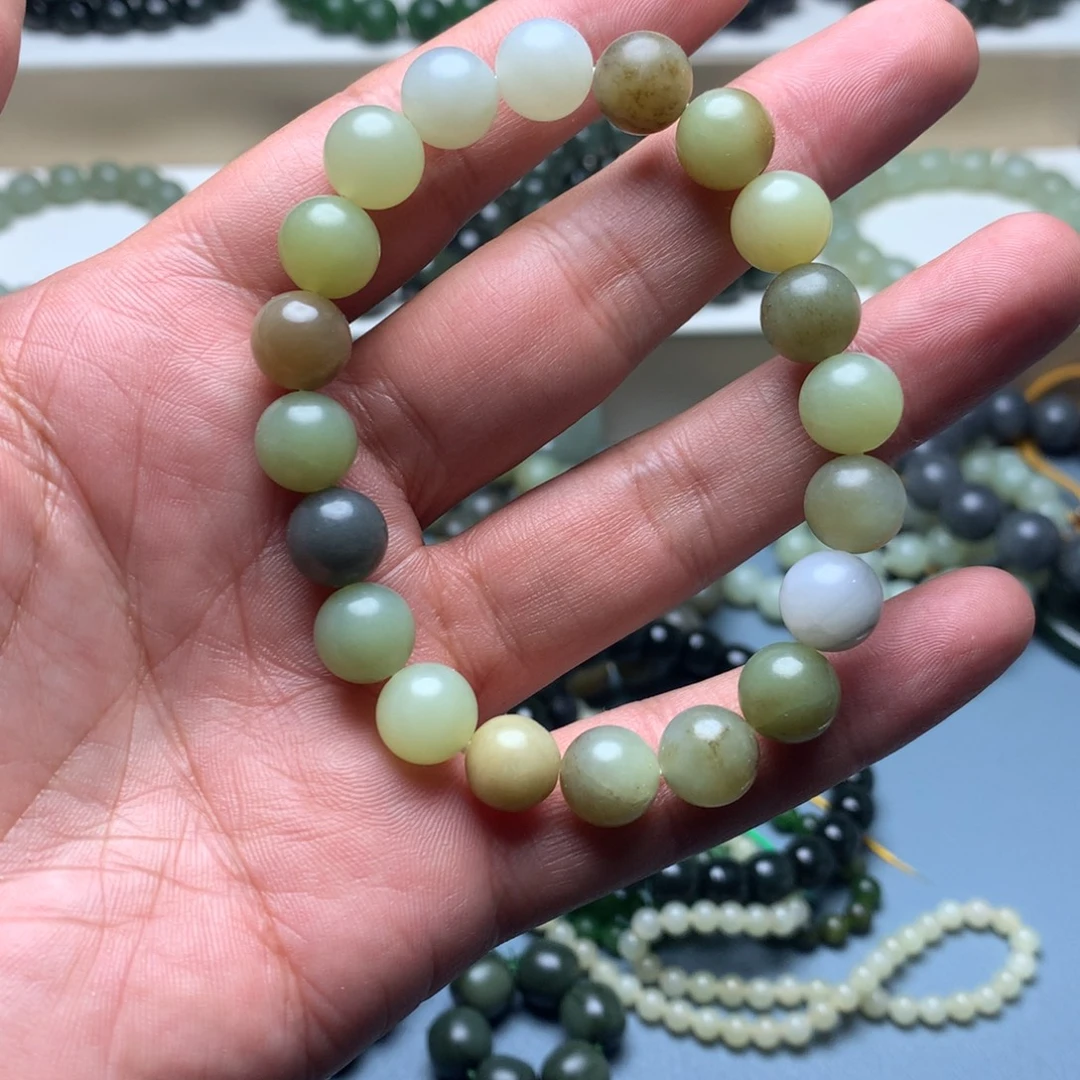 和田玉未镶嵌手链