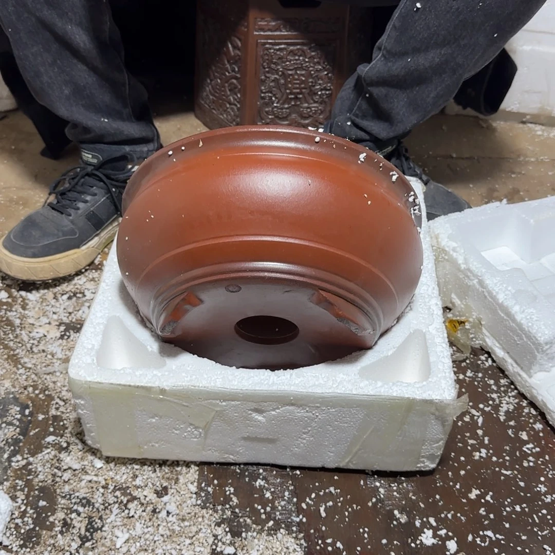 紫砂花盆口径25.11口径