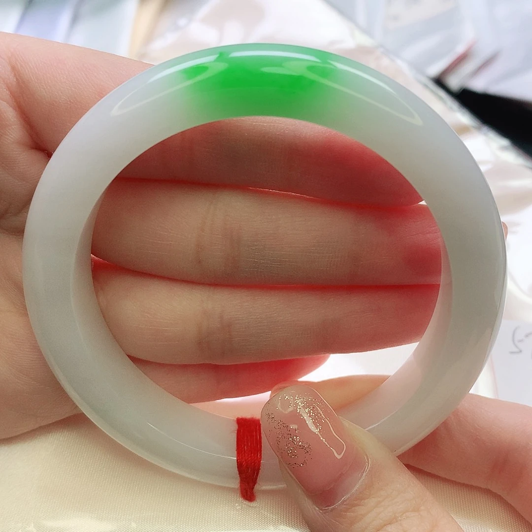 未镶嵌手镯翡翠缅甸天然A货翡翠 57