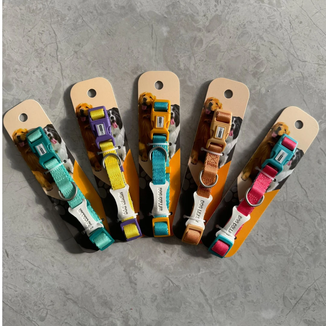 宠物帆布项圈狗狗猫咪脖圈脖套狗颈圈小猫小狗项圈脖圈中型犬项圈