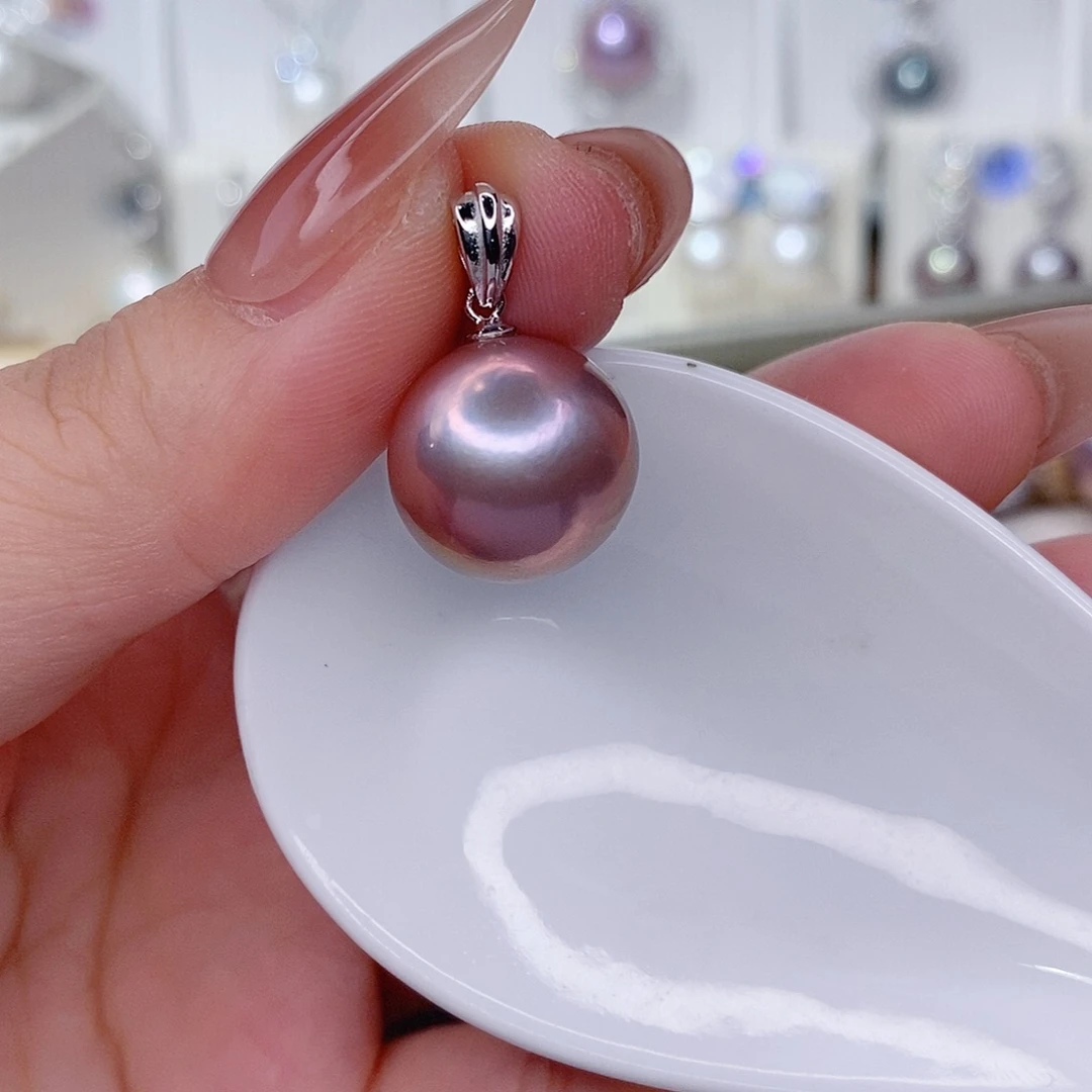 若***水吊坠(赠链)银S925镶嵌淡水珍珠