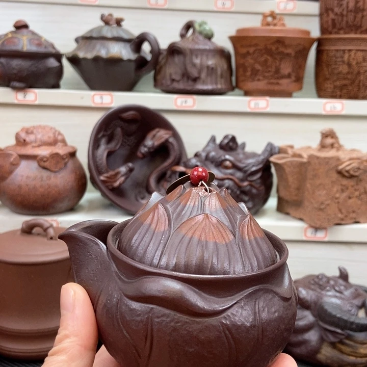 宜兴原矿紫砂手工制作