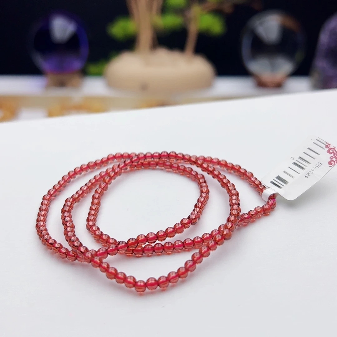 水晶手链未镶嵌石榴3mm+11.65