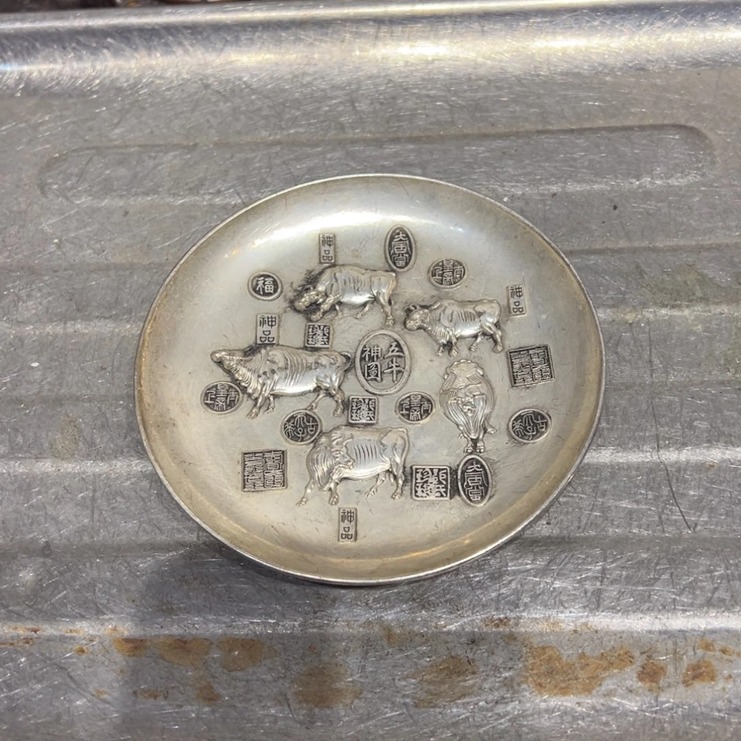 黄铜摆件，文房摆件