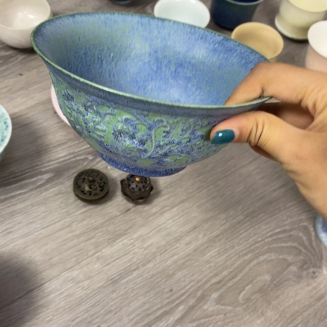 景德镇高温颜色釉碗