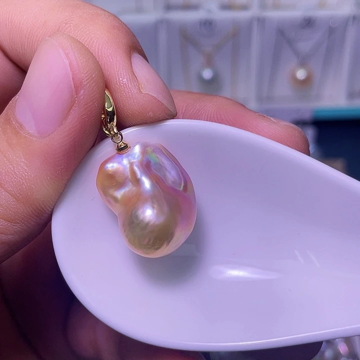 颈饰合金淡水珍珠33
