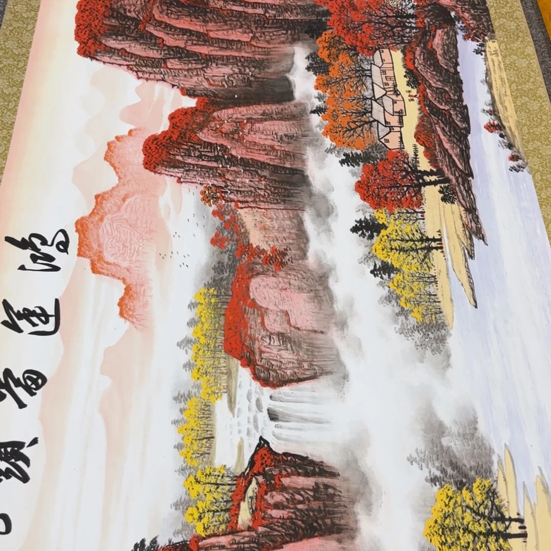 国画QC原创横山水作品！带证书！限购一单