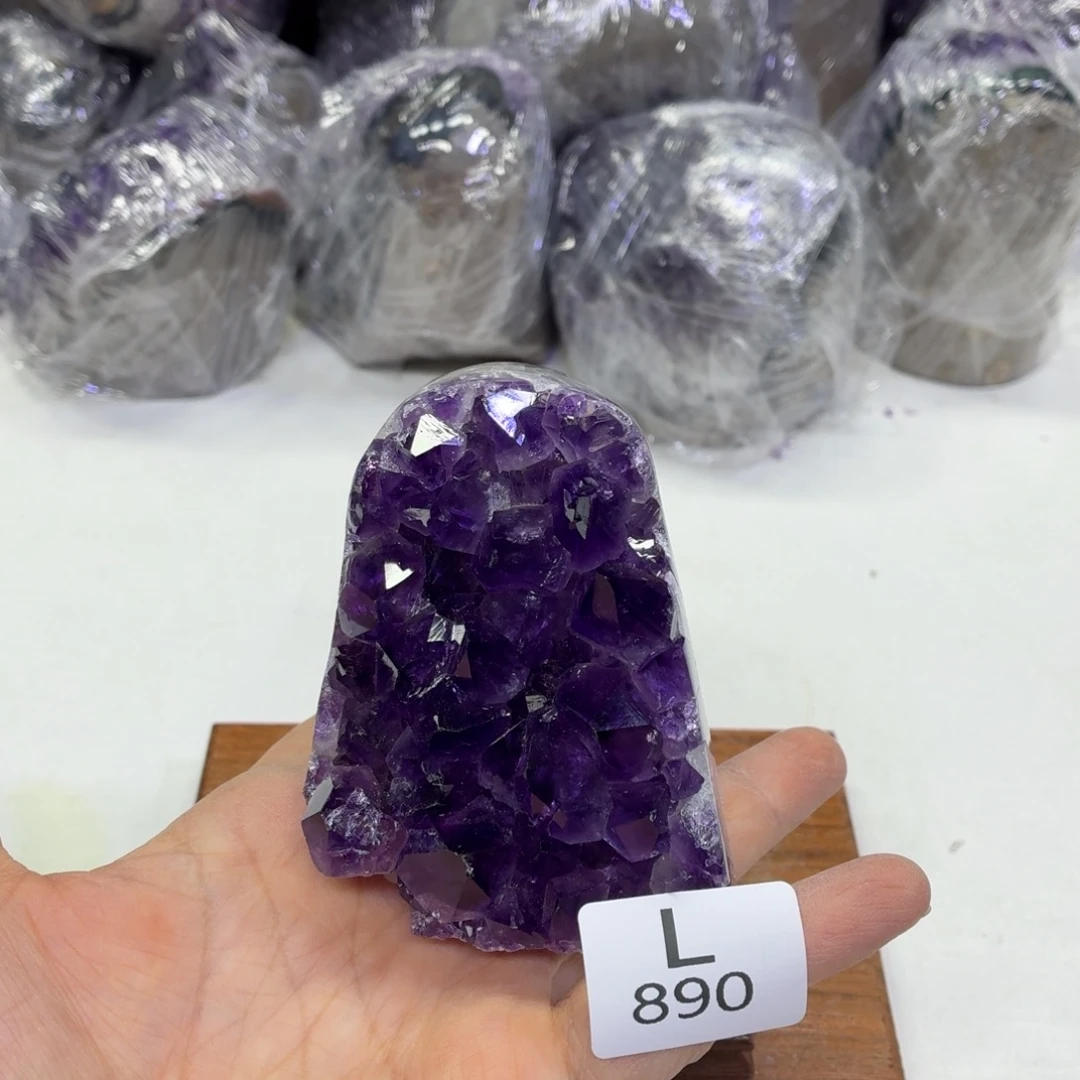 水晶摆件未镶嵌天然紫水晶