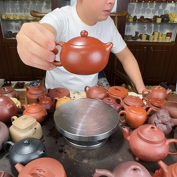 茶壶紫砂西施朱泥180