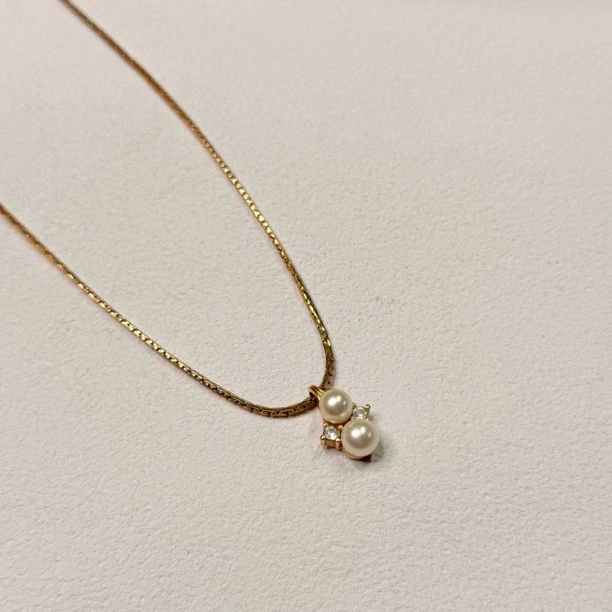 90新 DIOR/迪奥 【六六中古】孤品复古项链th8478链长39-44