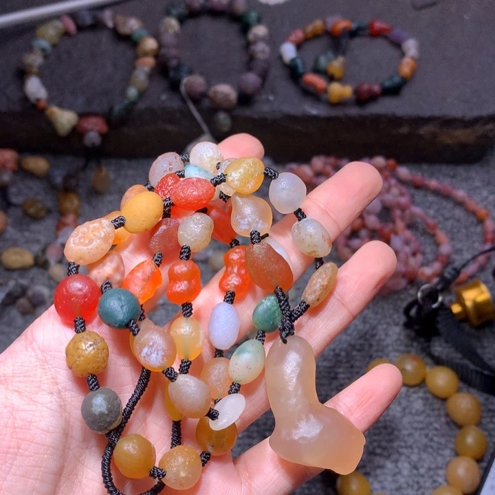 玛瑙/玉髓未镶嵌珠宝半成品?****※