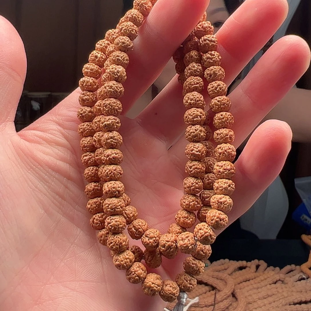 金刚菩提把件7mm-印尼爆肉小金刚108脖挂