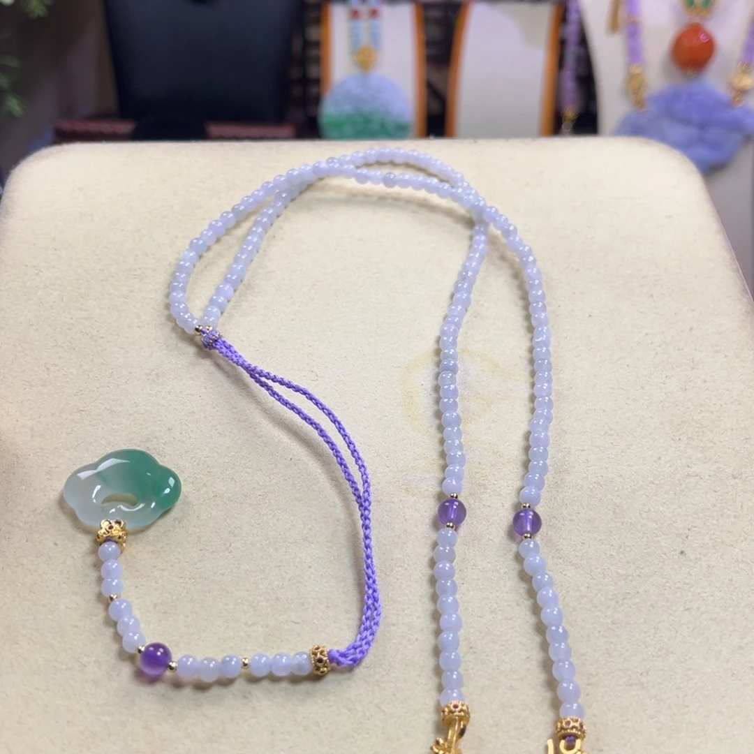 翡翠未镶嵌颈饰天然翡翠