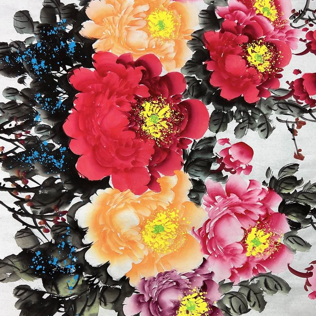 国画宣纸国画纯手绘作品