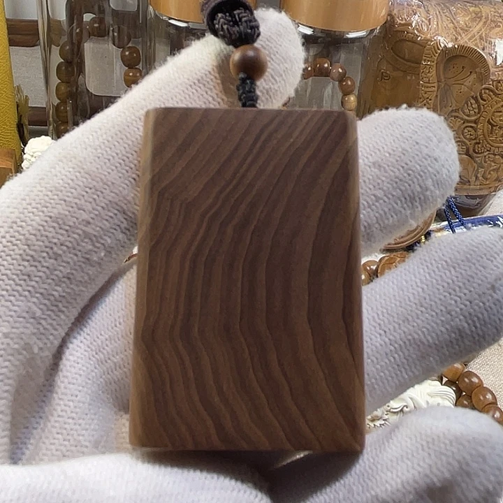 手串/手链檀香木老山檀香无事牌虎皮纹黑肉蕉糖甜高货