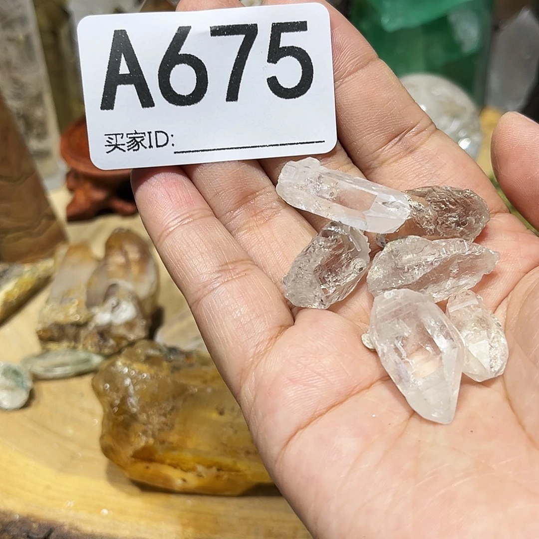 未镶嵌珠宝半成品水晶我*多样性发其一微瑕