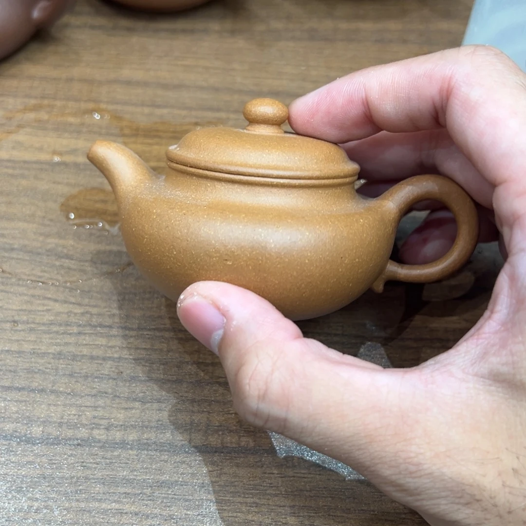 茶壶紫砂黄金段仿古