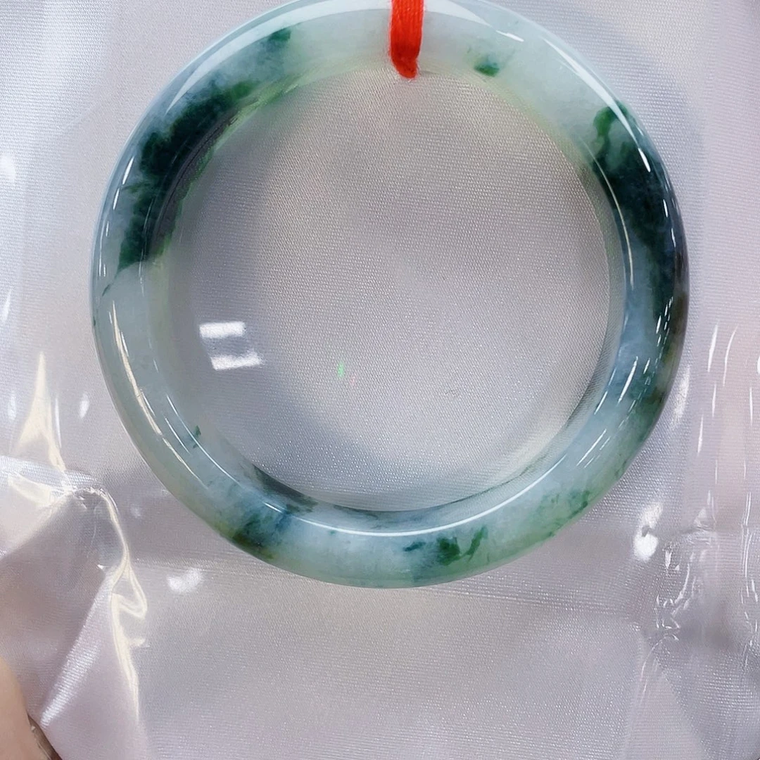 翡翠未镶嵌手镯天然缅甸A货翡翠手镯7号