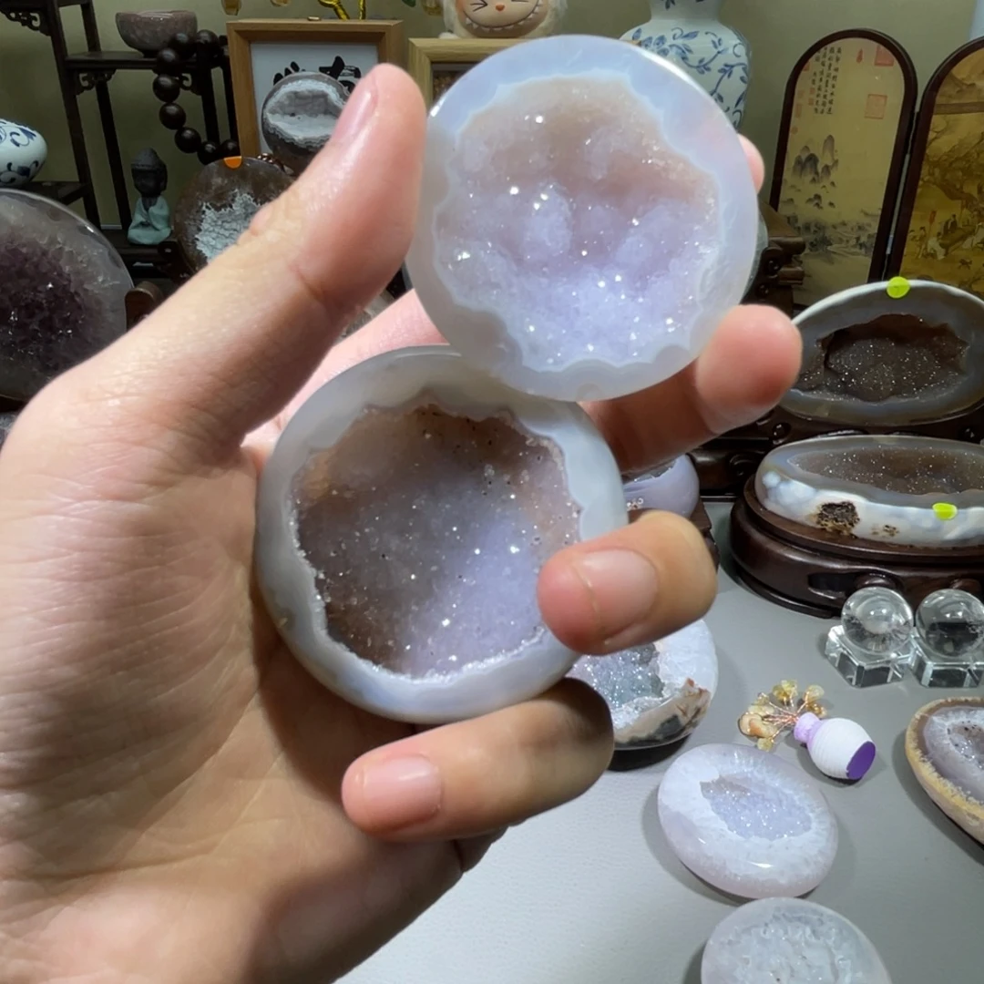 水晶摆件未镶嵌聚宝盆