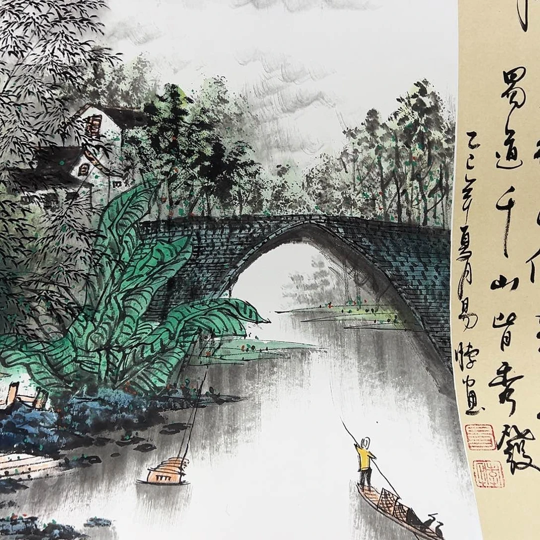 国画纯手绘作品欣赏