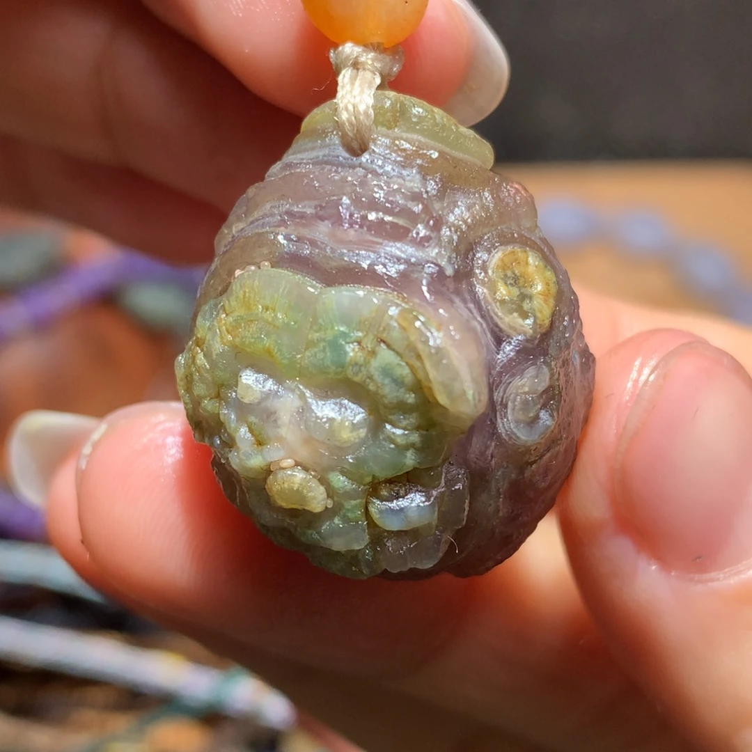 未镶嵌玛瑙/玉髓珠宝半成品