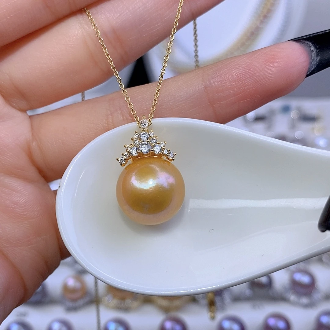颈饰合金淡水珍珠F