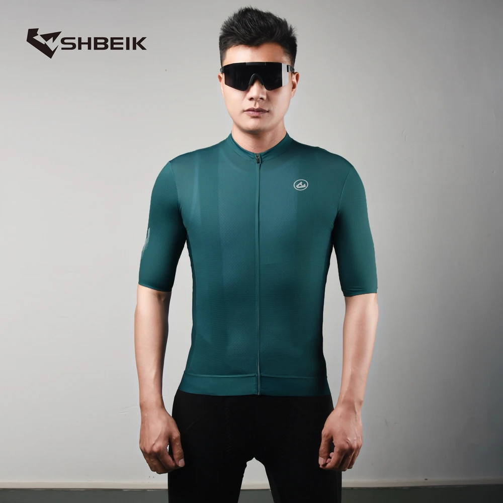 夏季新款骑行服短袖上衣竞技版单件上衣修身版公路车骑行服装